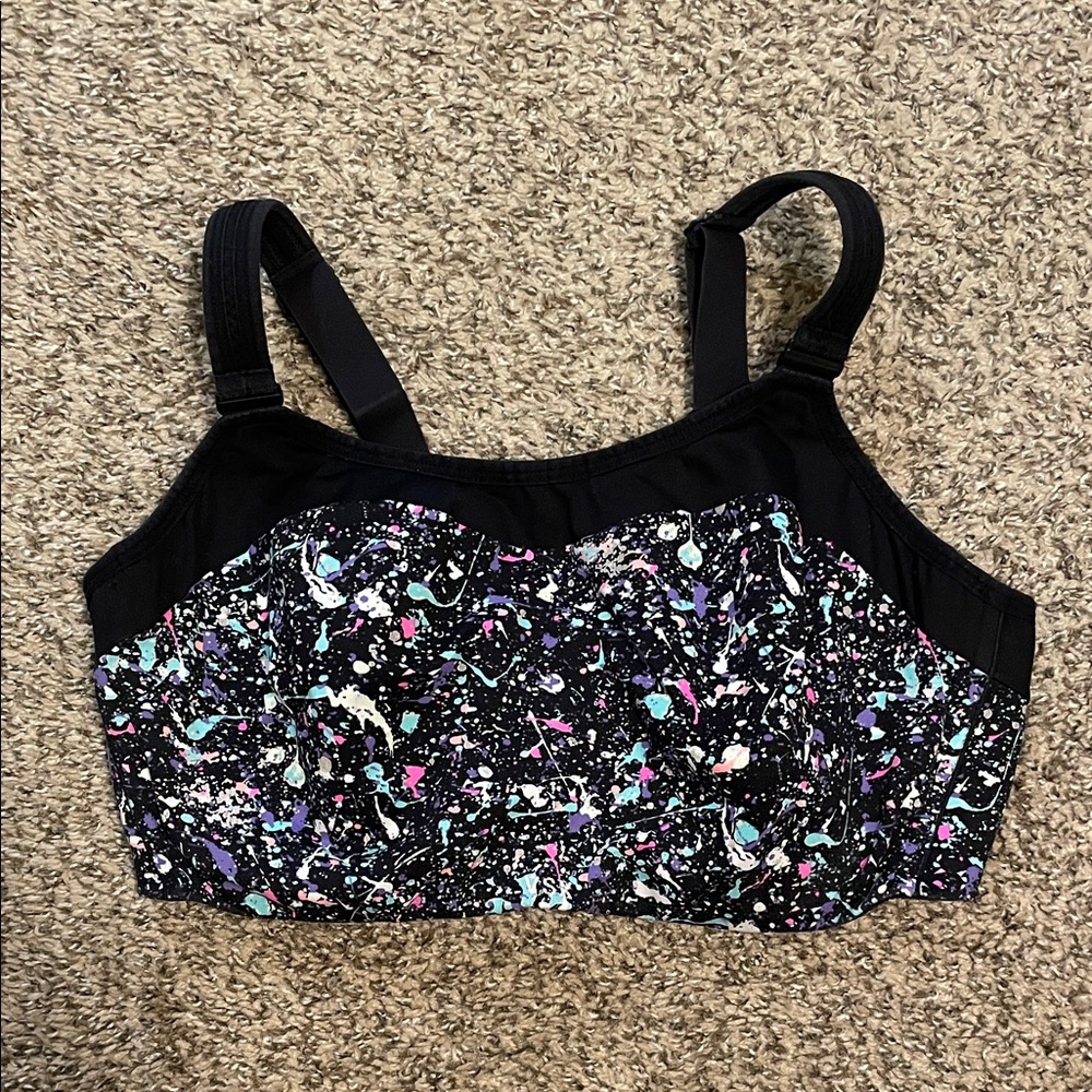 Victorias Secret Colorful Splatter Sports Bra